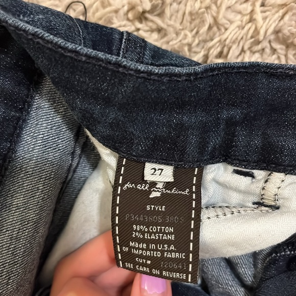 7 for all mankind jeans, size 27 - Picture 3 of 3